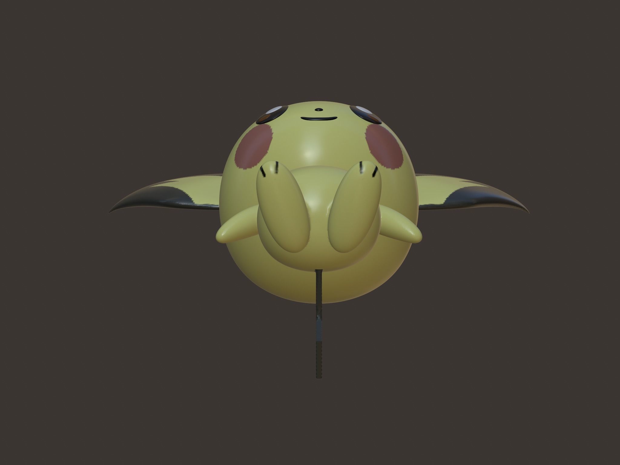 Pokemon - Pichu 3D model_6
