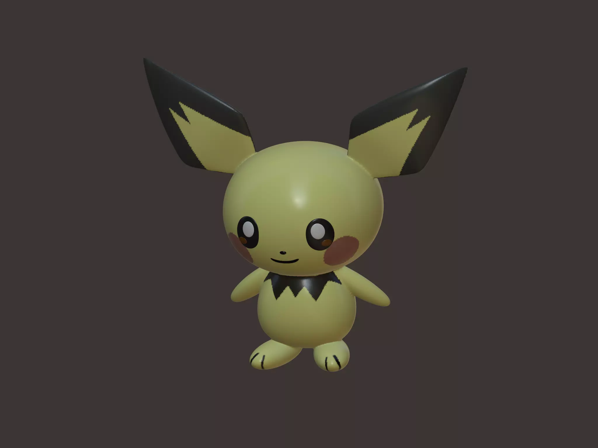 Pokemon - Pichu 3D model_0