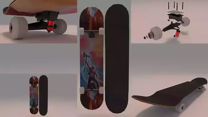 Marvel Thor Skateboard