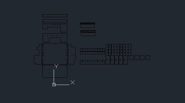 Car park shelf 3D model_3