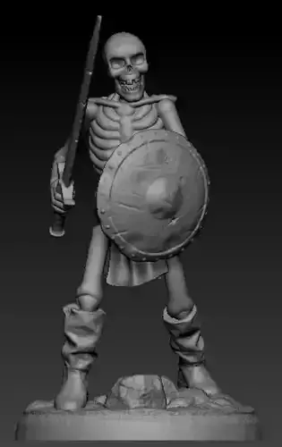 Skeleton Army 35mm  3D print model