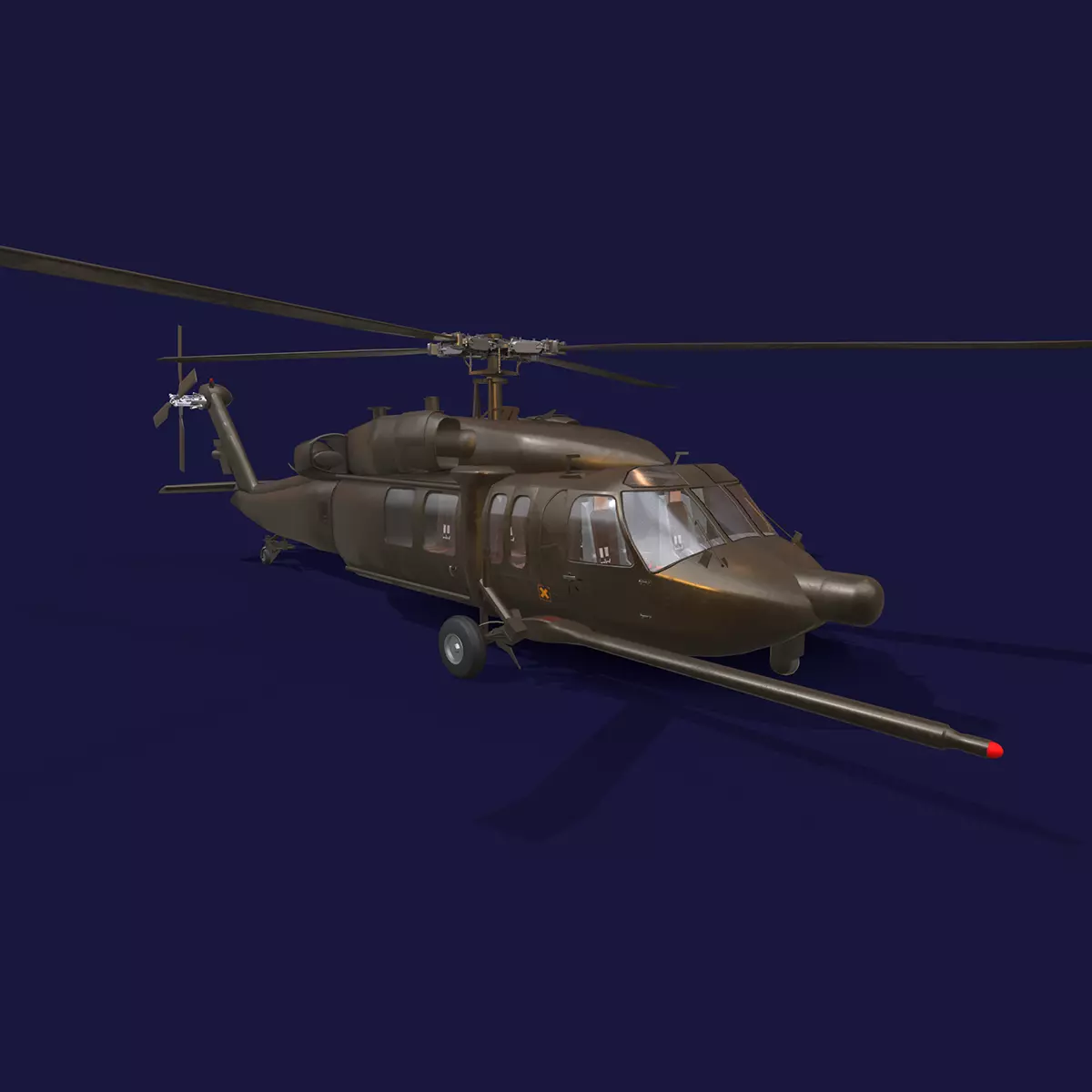 Atlas-29 blackhawk helicopter - blackhawk helicopter 3D model_0