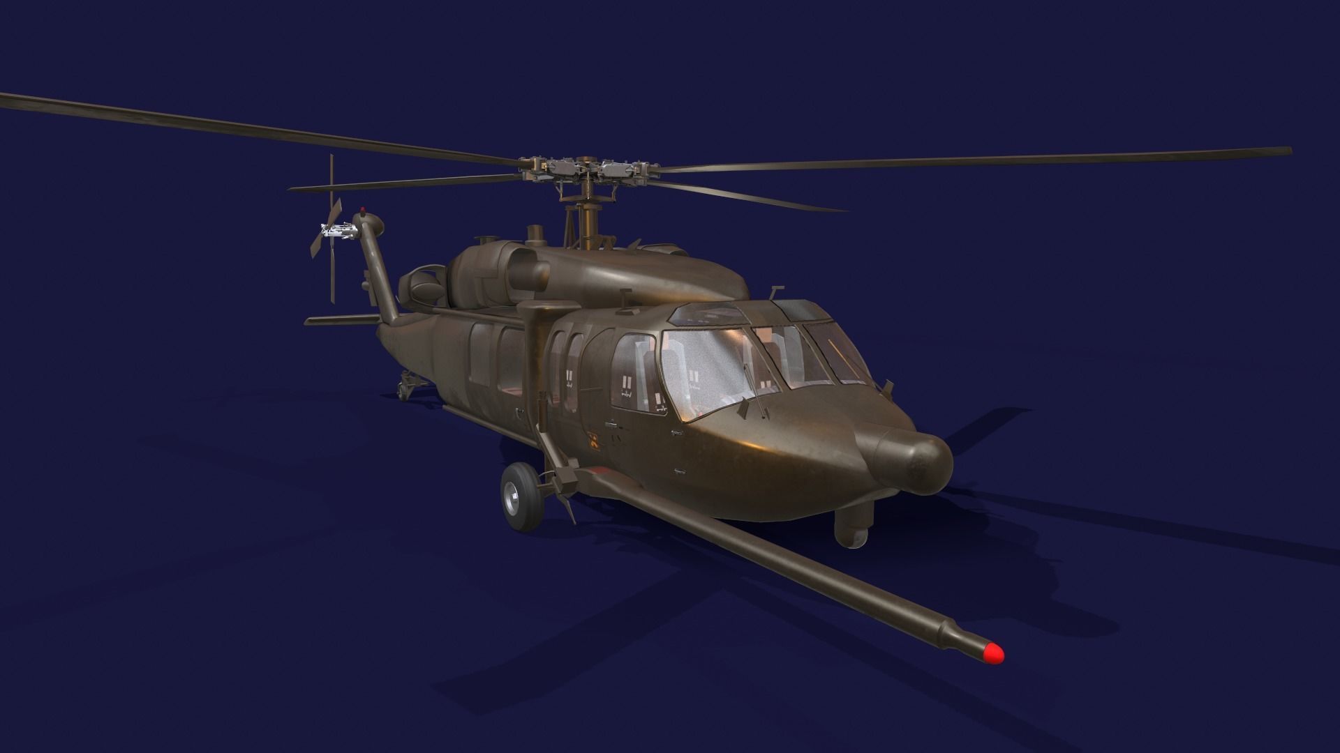 Atlas-29 blackhawk helicopter - blackhawk helicopter 3D model_1