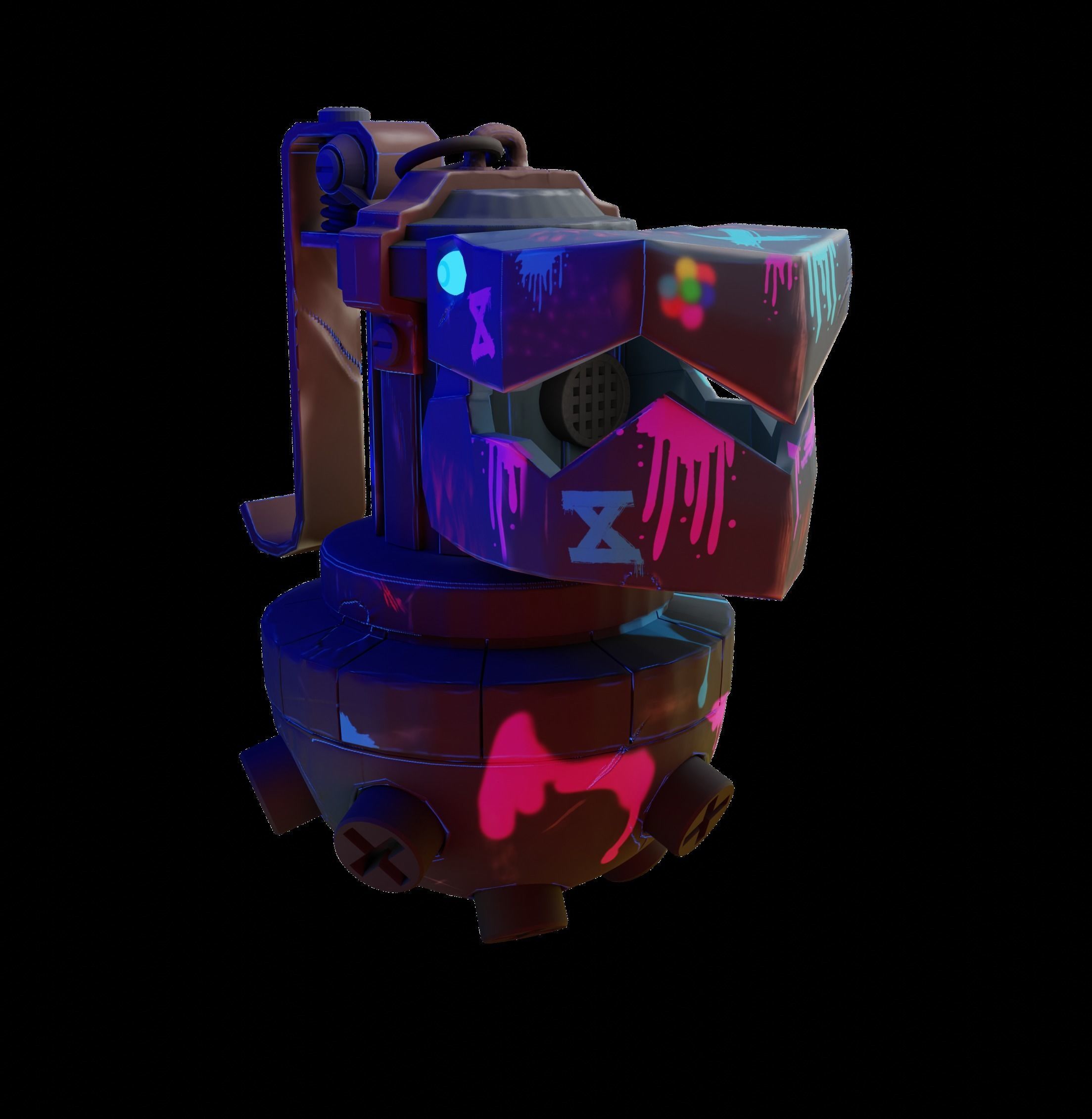 JInx Bomb  Low-poly 3D model_2