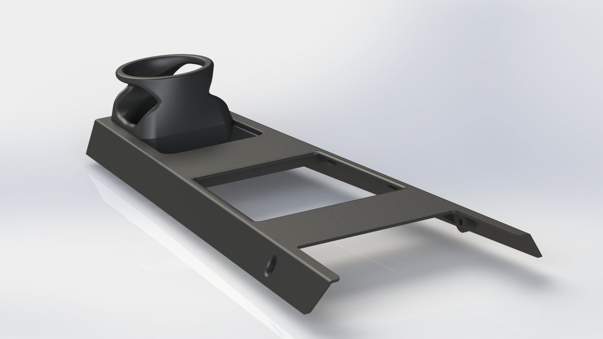 Toyota Corolla KE70 center console cup holder 3D print model_11