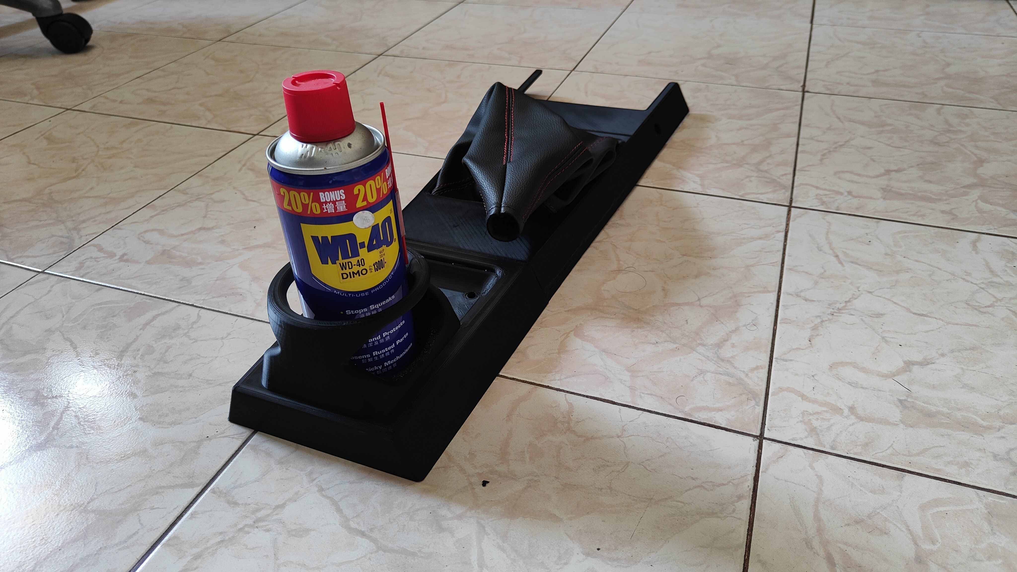 Toyota Corolla KE70 center console cup holder 3D print model_4