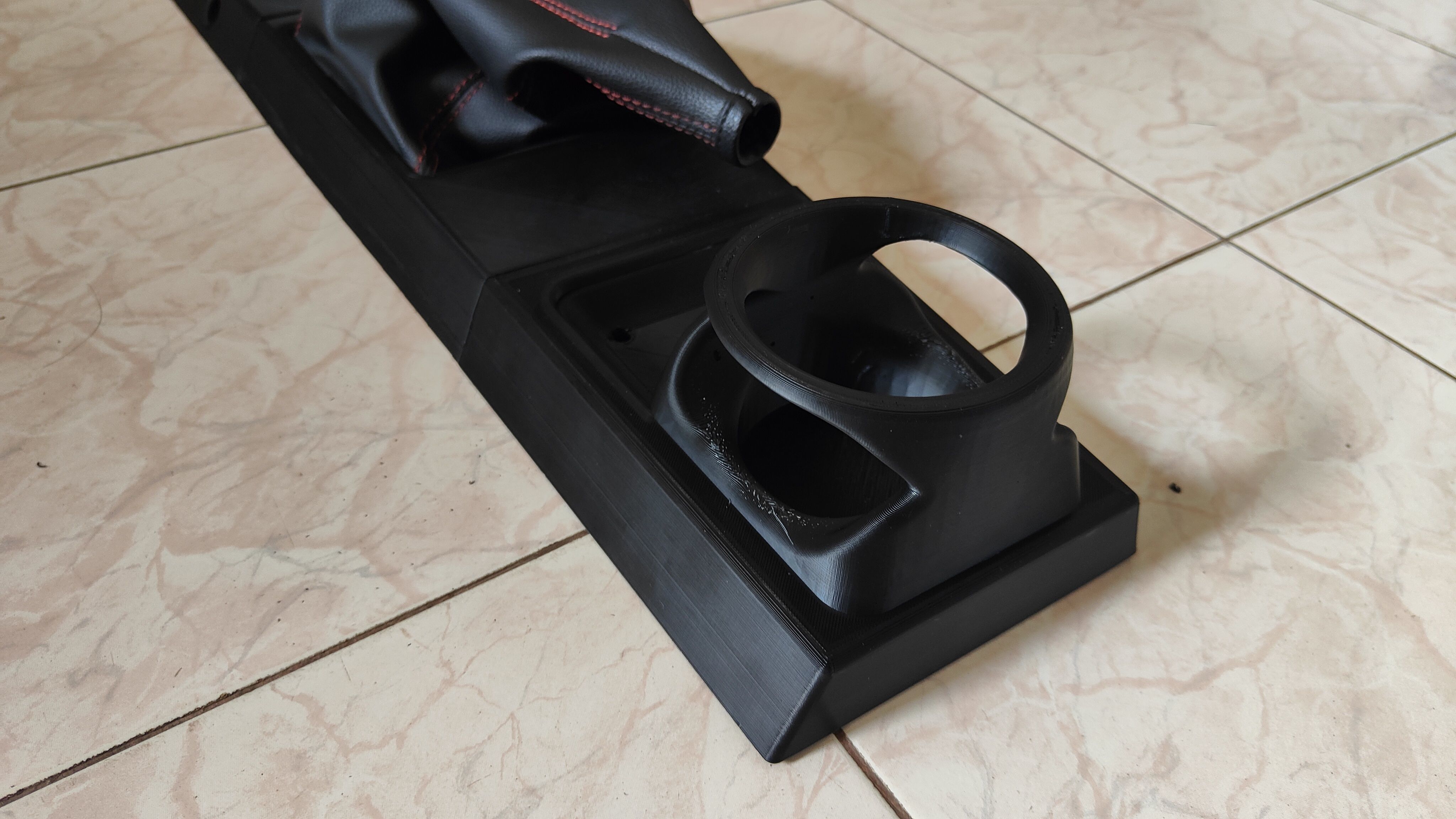 Toyota Corolla KE70 center console cup holder 3D print model_2