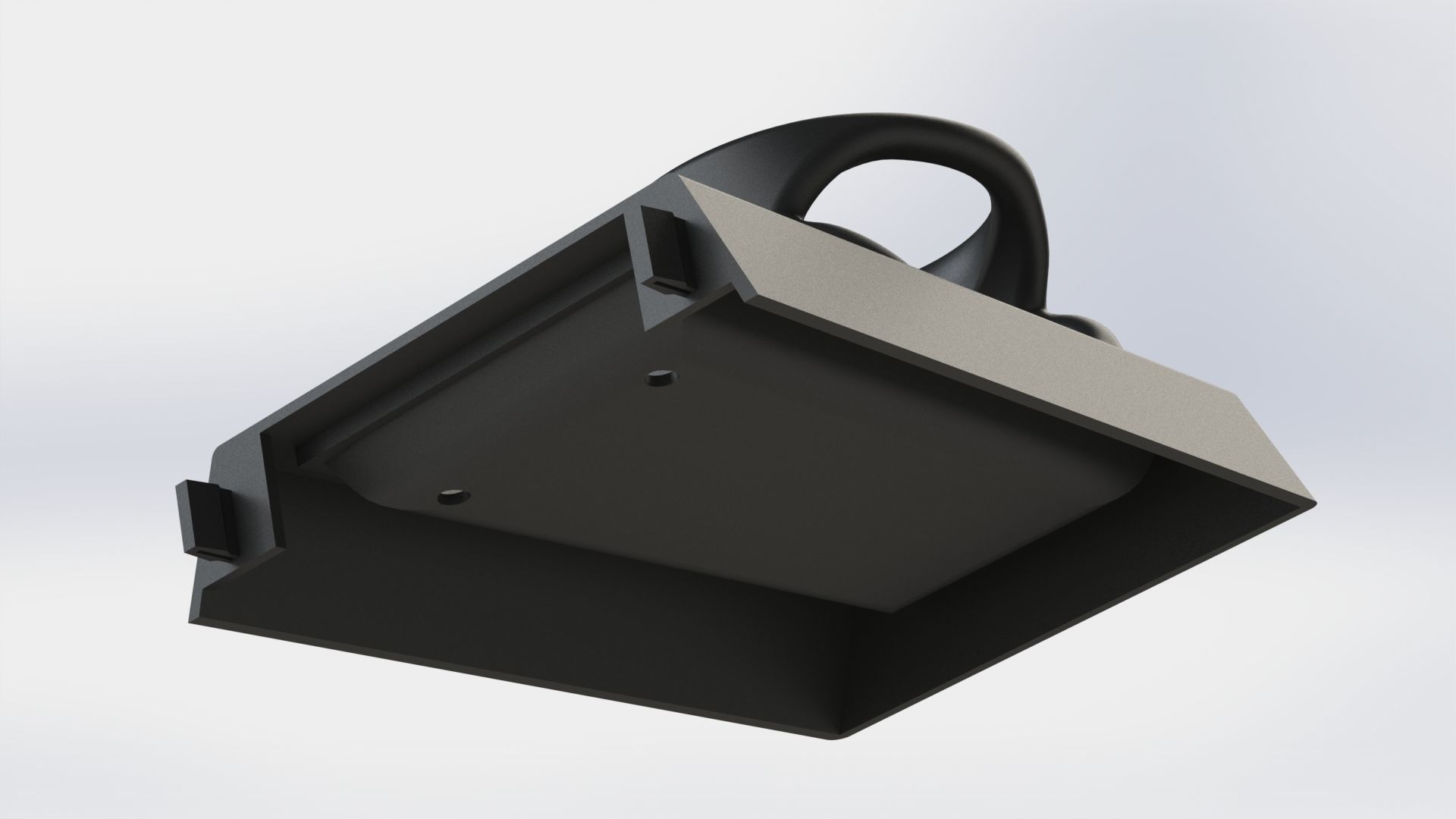 Toyota Corolla KE70 center console cup holder 3D print model_16