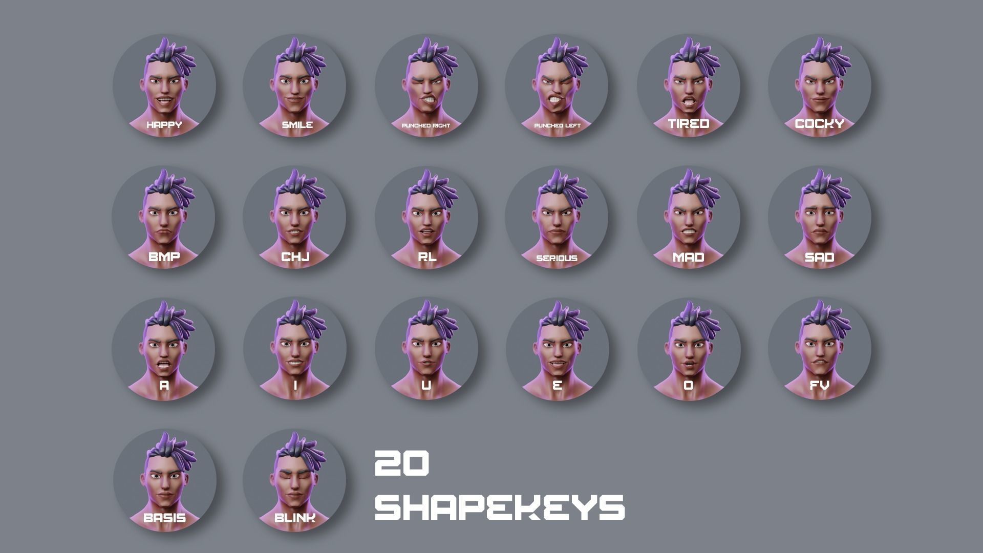 Low Poly Boxer - MMA Fighter - Niles Low-poly 3D model_26