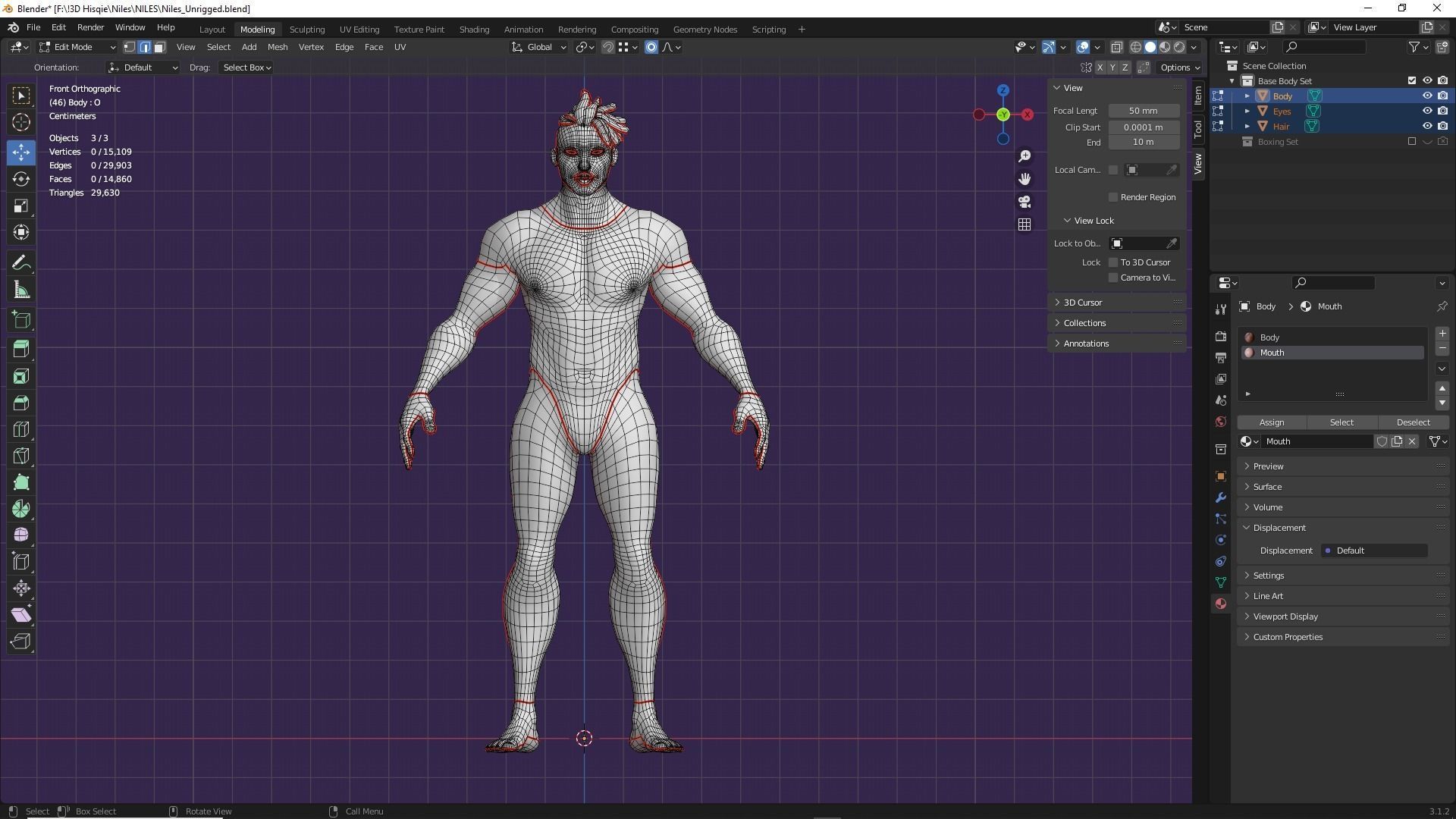 Low Poly Boxer - MMA Fighter - Niles Low-poly 3D model_20