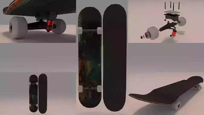 Tokyo Nights Skateboard