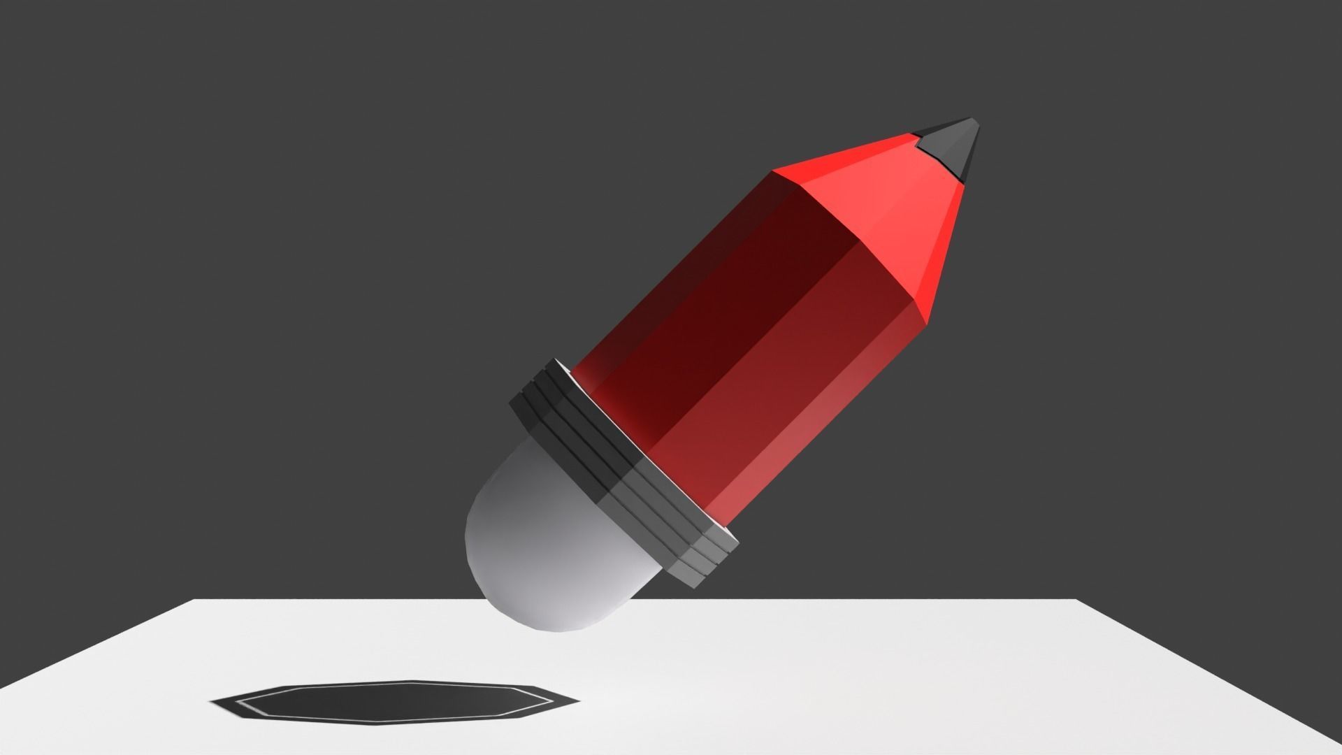 Pencil 3D model_4