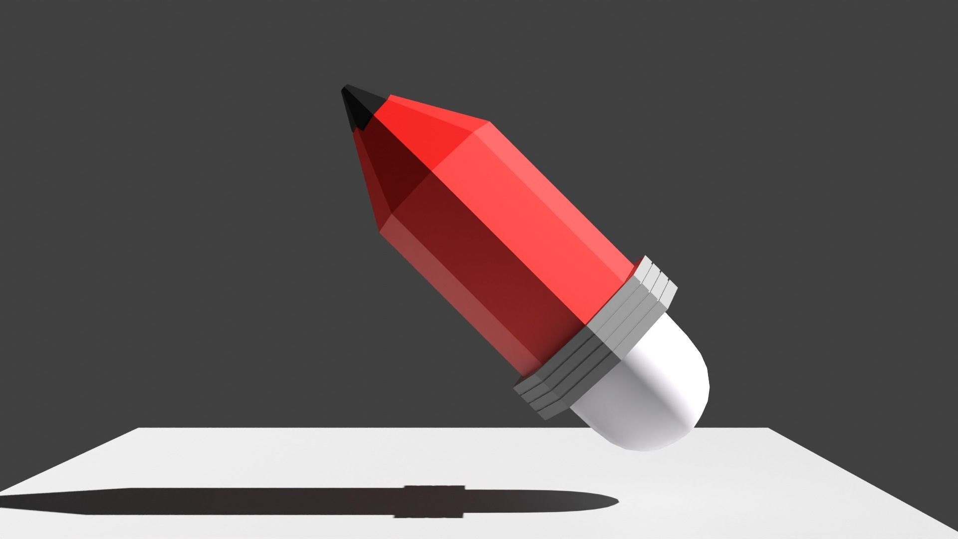 Pencil 3D model_3