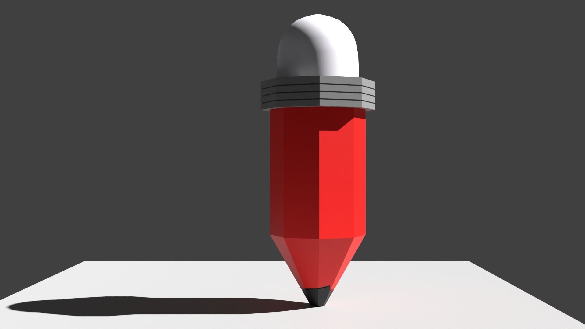 Pencil 3D model_1