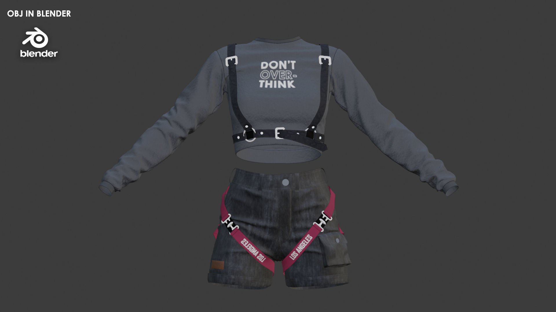 3 Outfits - Marvelous - CLO Project file - Video Process 3D Model Collection_13