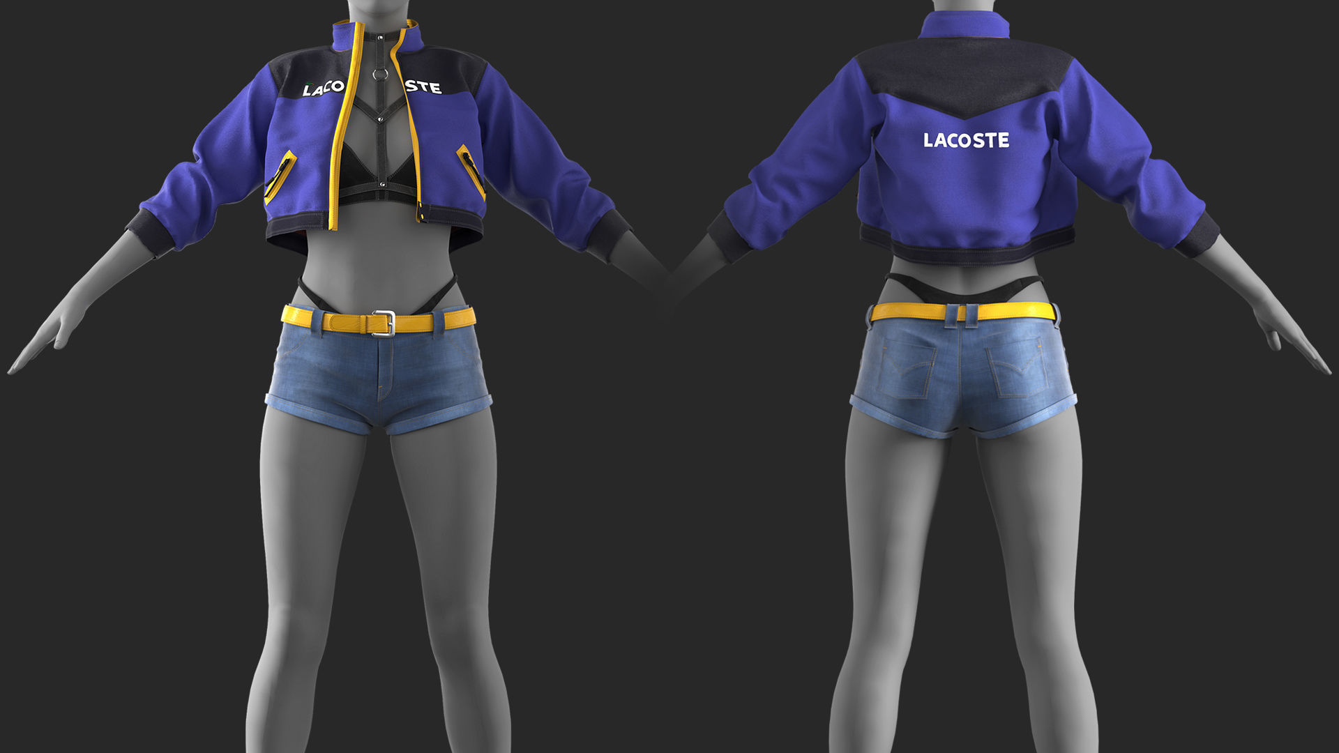 3 Outfits - Marvelous - CLO Project file - Video Process 3D Model Collection_20