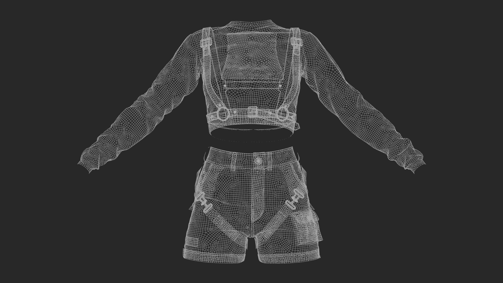 3 Outfits - Marvelous - CLO Project file - Video Process 3D Model Collection_15