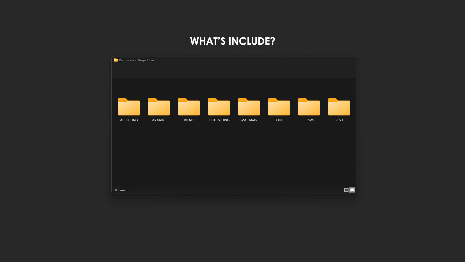 3 Outfits - Marvelous - CLO Project file - Video Process 3D Model Collection_14