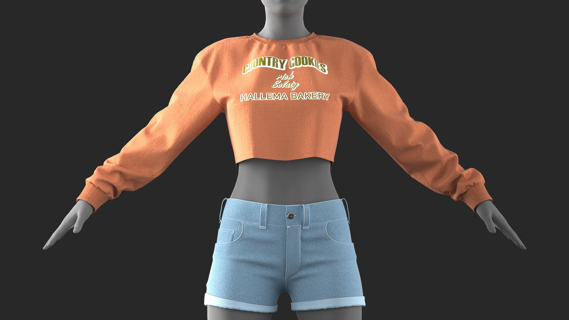 3 Outfits - Marvelous - CLO Project file - Video Process 3D Model Collection_16