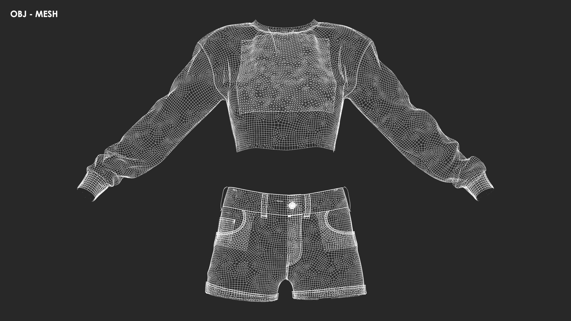 3 Outfits - Marvelous - CLO Project file - Video Process 3D Model Collection_19