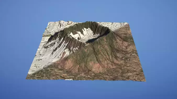 Landscape Environment Volcano Snow 11