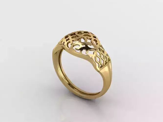 Women Plain Ring Ready STL 3DM Models Womens Rings 3D models