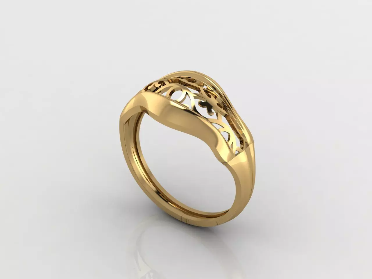 Women Plain Ring Ready STL 3DM Models Womens Rings 3D models 3D print model_0