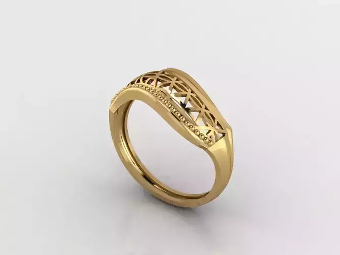 Women Plain Ring Ready STL 3DM Models Womens Rings 3D models