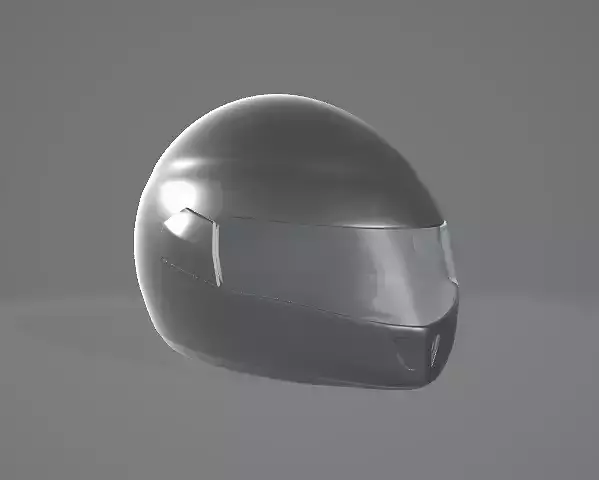 Helmet High Poly motorcycle
