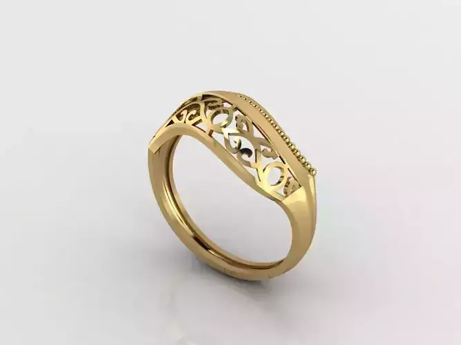 Women Plain Ring Ready STL 3DM Models Womens Rings 3D models