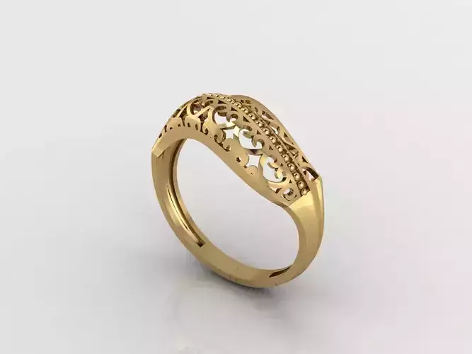 Women Plain Ring Ready STL 3DM Models Womens Rings 3D models