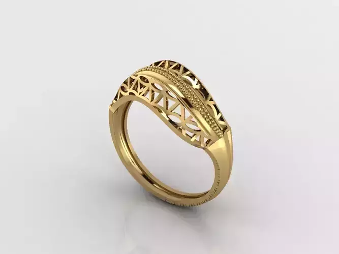 Women Plain Ring Ready STL 3DM Models Womens Rings 3D models