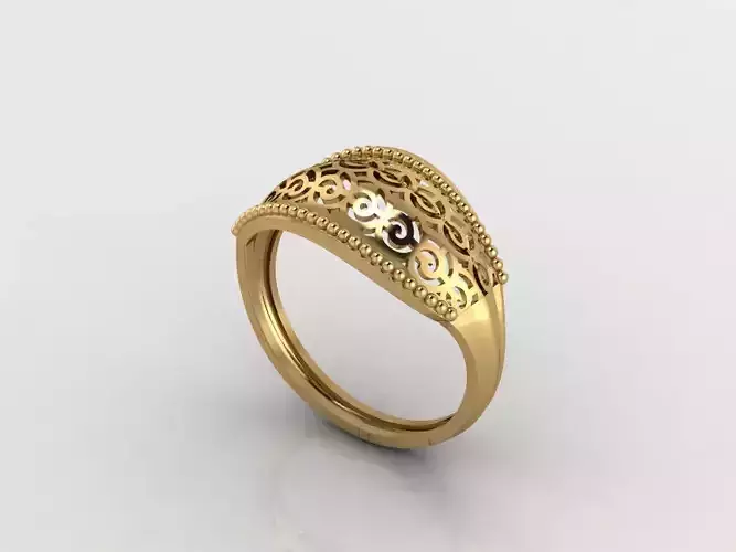 Women Plain Ring Ready STL 3DM Models Womens Rings 3D models