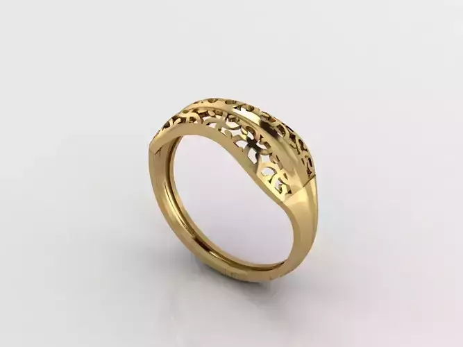 Women Plain Ring Ready STL 3DM Models Womens Rings 3D models