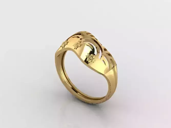 Women Plain Ring Ready STL 3DM Models Womens Rings 3D models