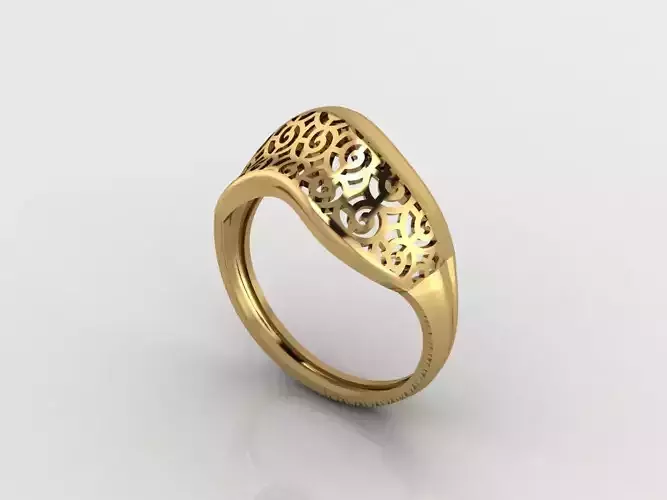 Women Plain Ring Ready STL 3DM Models Womens Rings 3D models