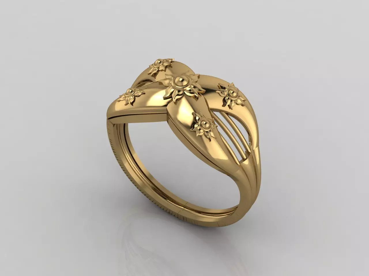 Women Plain Ring Ready STL 3DM Models Womens Rings 3D models 3D print model_0