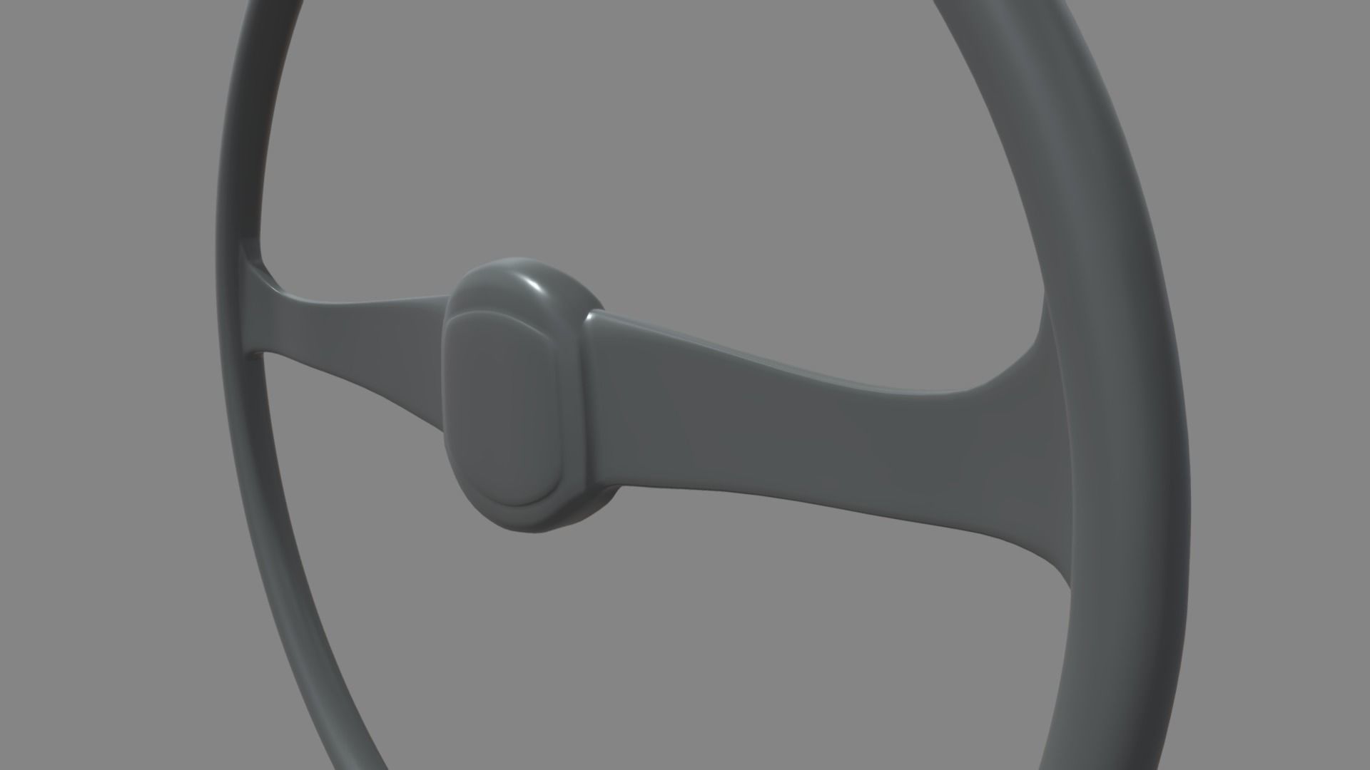 Steering Wheel Car 05 Low-poly 3D model_3