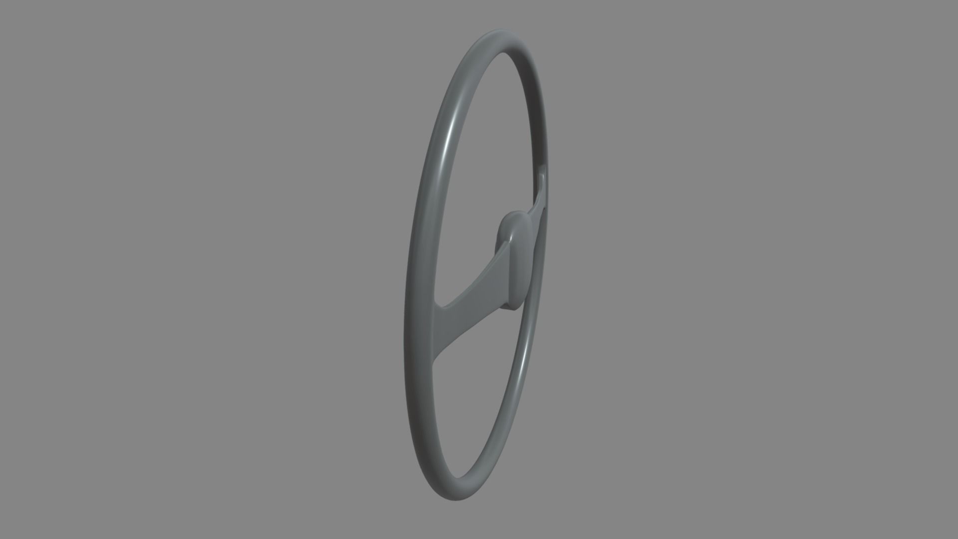 Steering Wheel Car 05 Low-poly 3D model_2