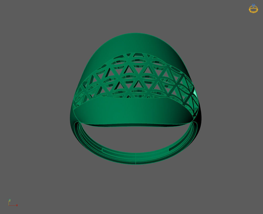 Women Plain Ring Ready STL 3DM Models Womens Rings 3D models 3D print model_4