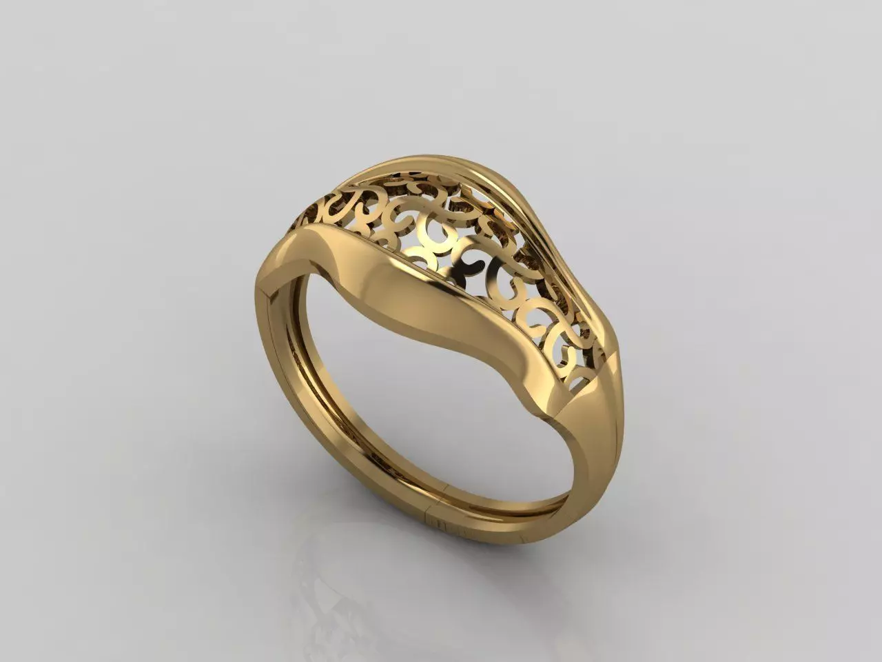 Women Plain Ring Ready STL 3DM Models Womens Rings 3D models 3D print model_0