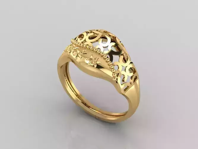 Women Plain Ring Ready STL 3DM Models Womens Rings 3D models