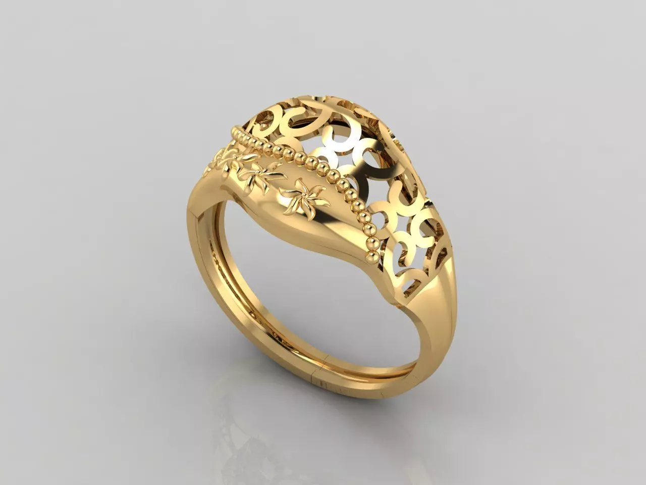 Women Plain Ring Ready STL 3DM Models Womens Rings 3D models 3D print model_0