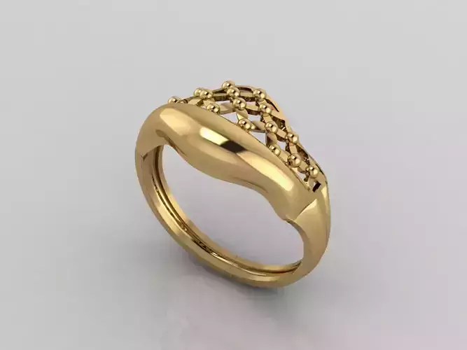 Women Plain Ring Ready STL 3DM Models Womens Rings 3D models
