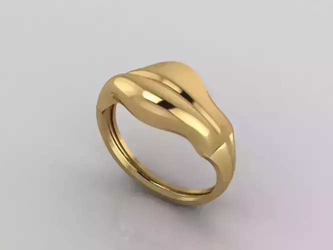 Women Plain Ring Ready STL 3DM Models Womens Rings 3D models