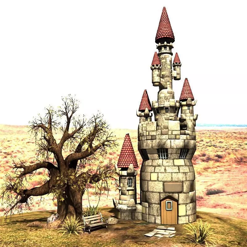 Citadel castle 3D model_0