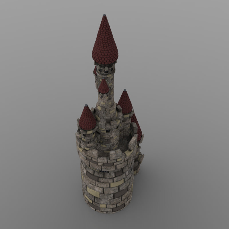 Citadel castle 3D model_9