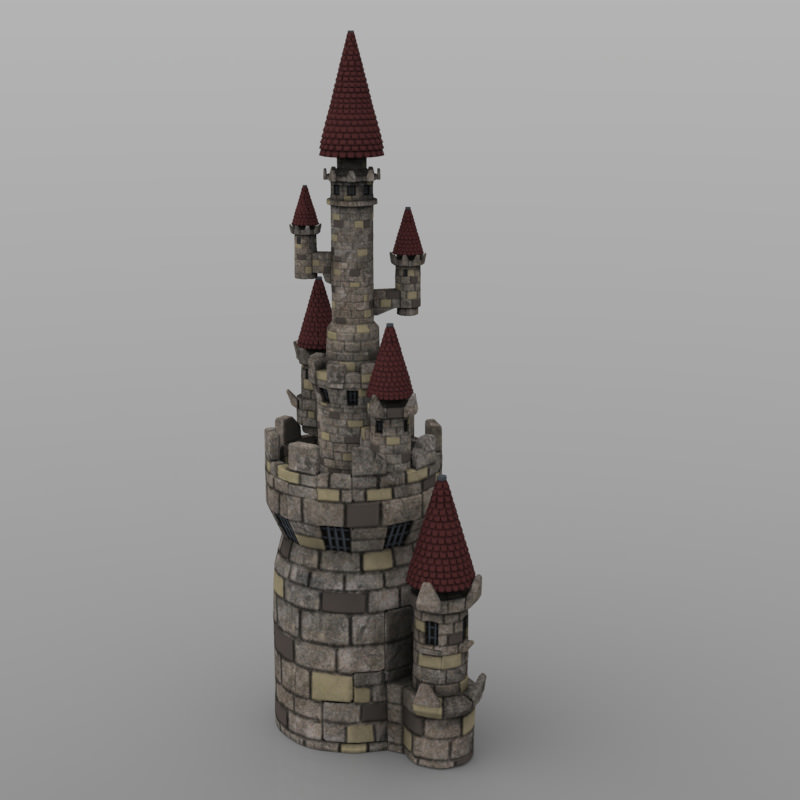 Citadel castle 3D model_5