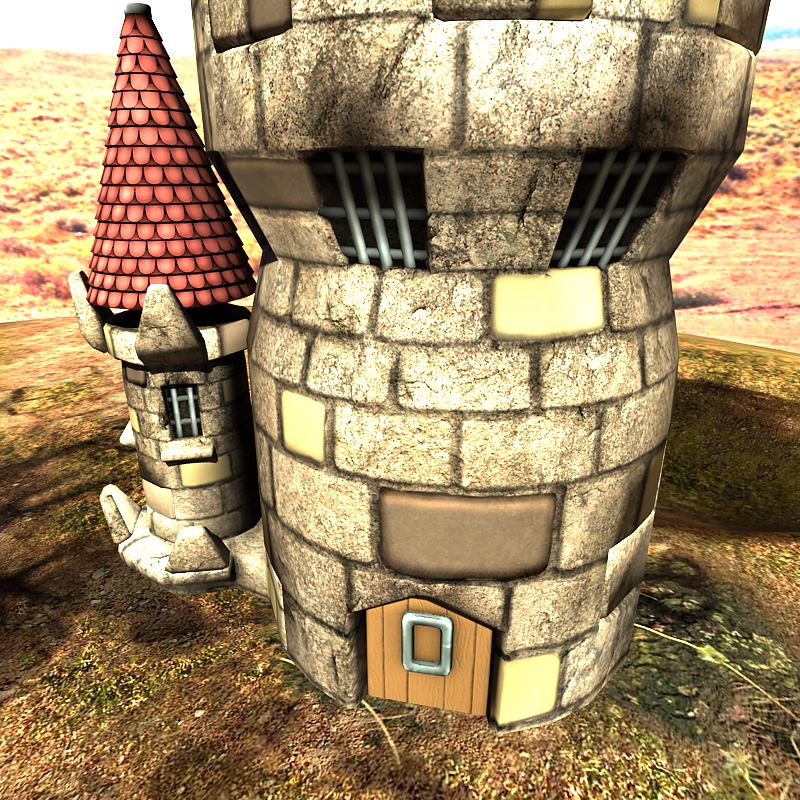 Citadel castle 3D model_4