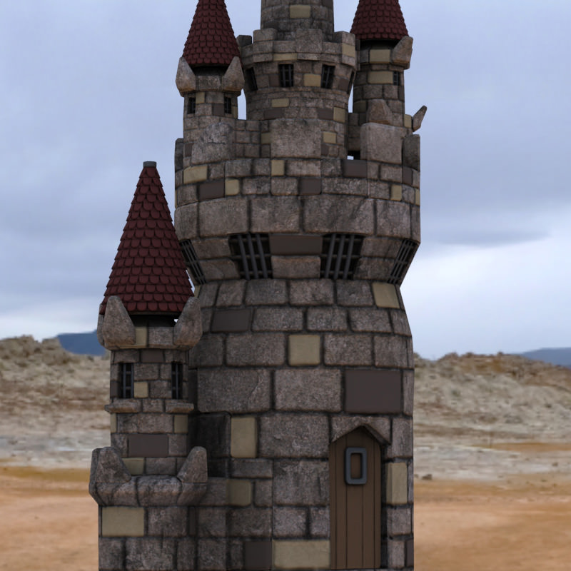 Citadel castle 3D model_7